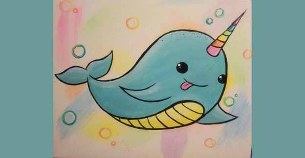 Paul the Narwhal – Painting Class