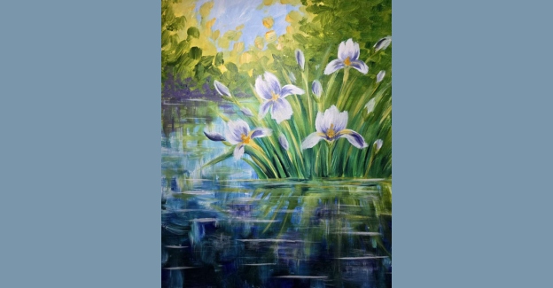 Petals on the Pond – Painting Class